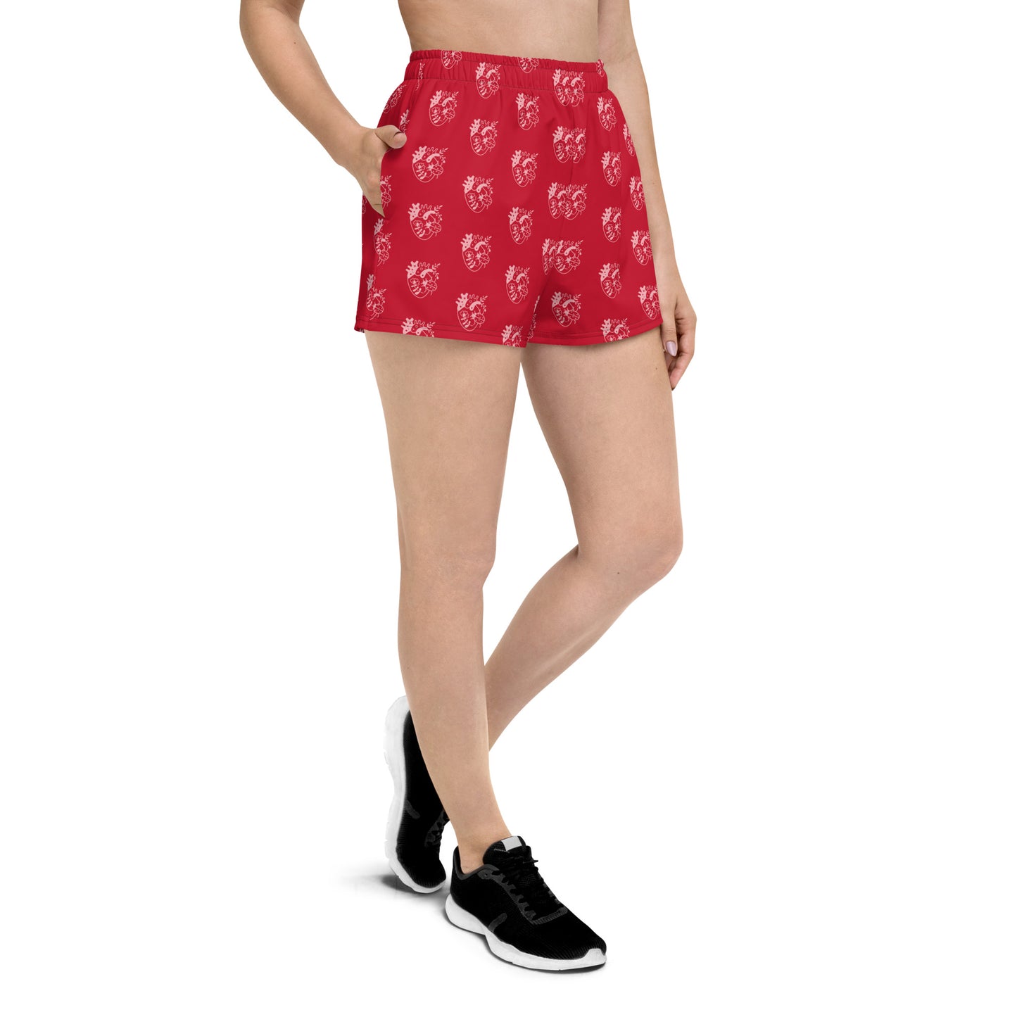 Vermilion Vibe Recycled Athletic Shorts