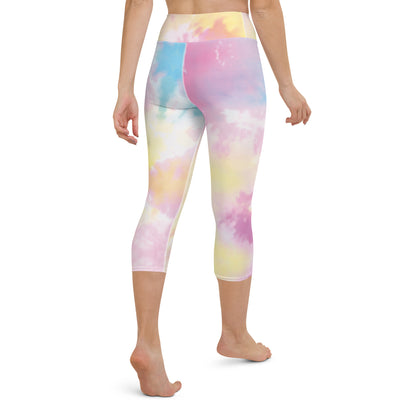 Tie-Dye Dream Yoga Capri Leggings