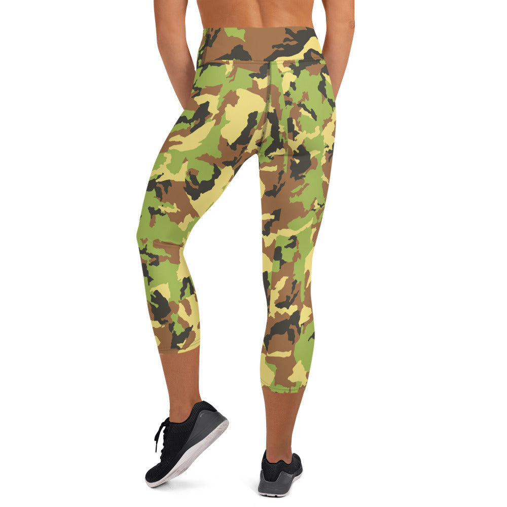 Urban Ranger Camo Yoga Capri Leggings