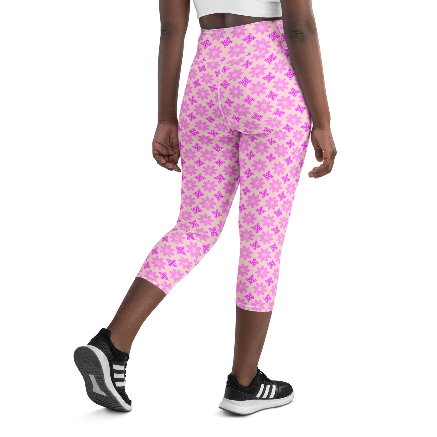 Pink Charm Activewear Capri Leggings