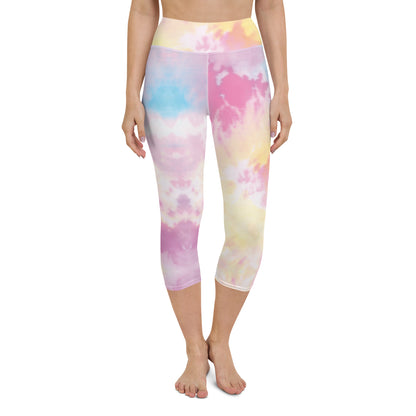 Tie-Dye Dream Yoga Capri Leggings