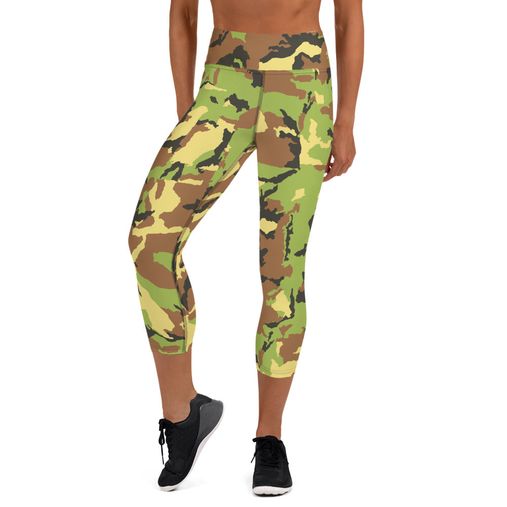 Urban Ranger Camo Yoga Capri Leggings