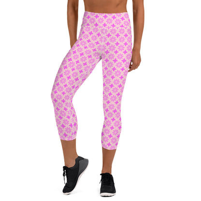 Pink Charm Activewear Capri Leggings