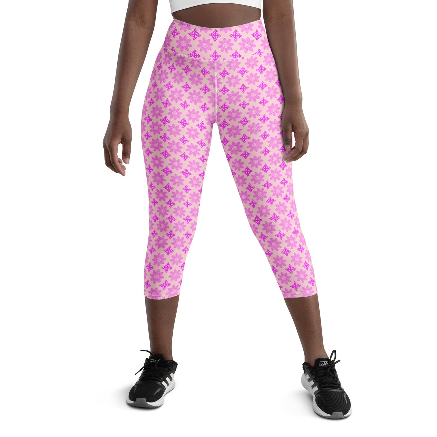 Pink Charm Activewear Capri Leggings