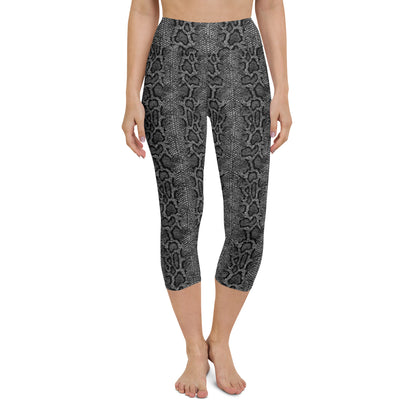 Fierce Fit High-Waisted Yoga Capri Leggings