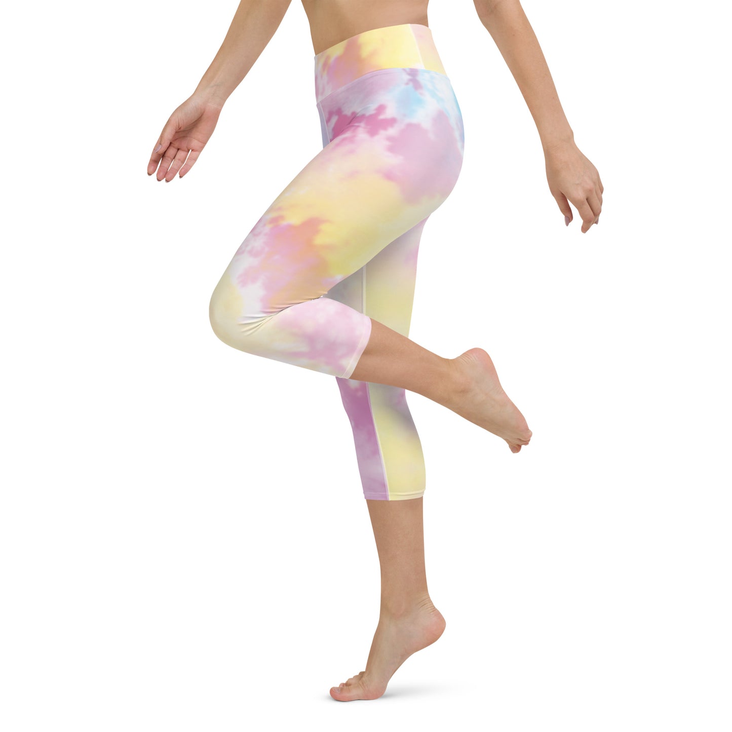 Tie-Dye Dream Yoga Capri Leggings