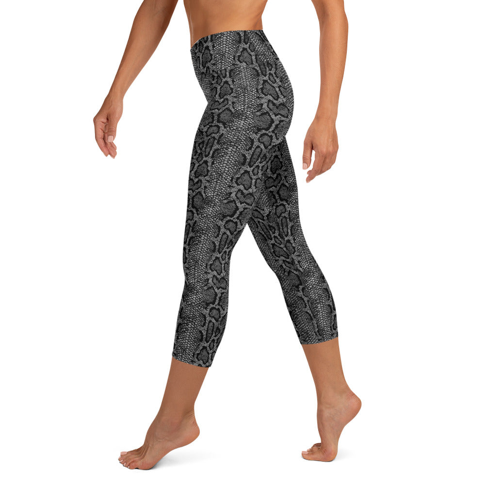 Fierce Fit High-Waisted Yoga Capri Leggings