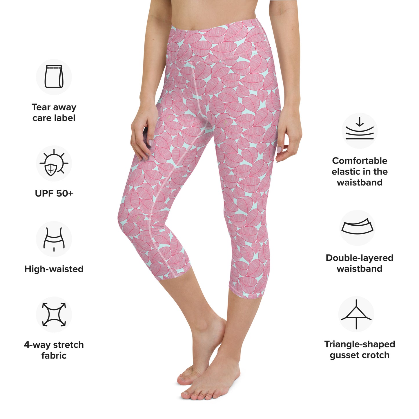 Leaf Love Activewear Capri Leggings