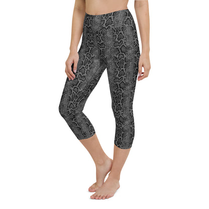 Fierce Fit High-Waisted Yoga Capri Leggings