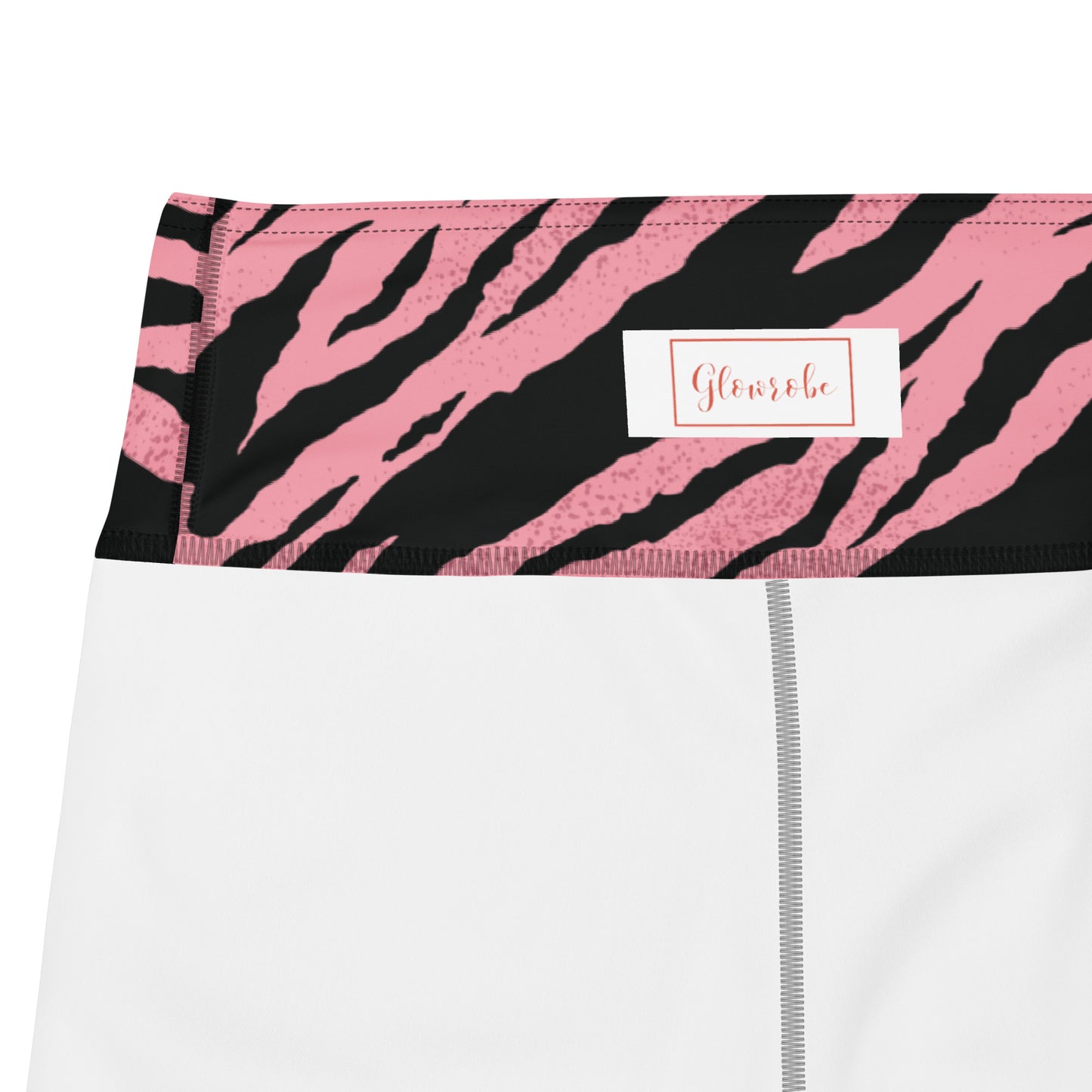 Pink Tiger Attraction Yoga Capri Leggings