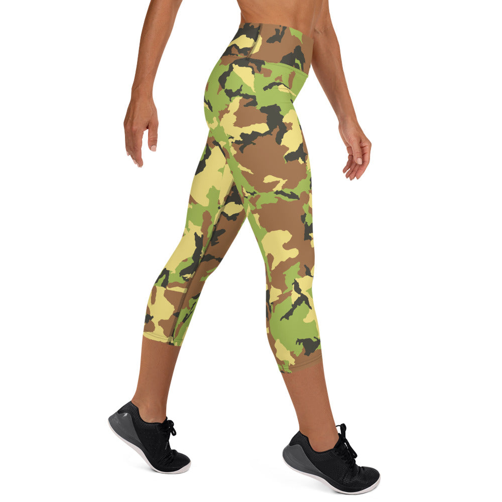 Urban Ranger Camo Yoga Capri Leggings