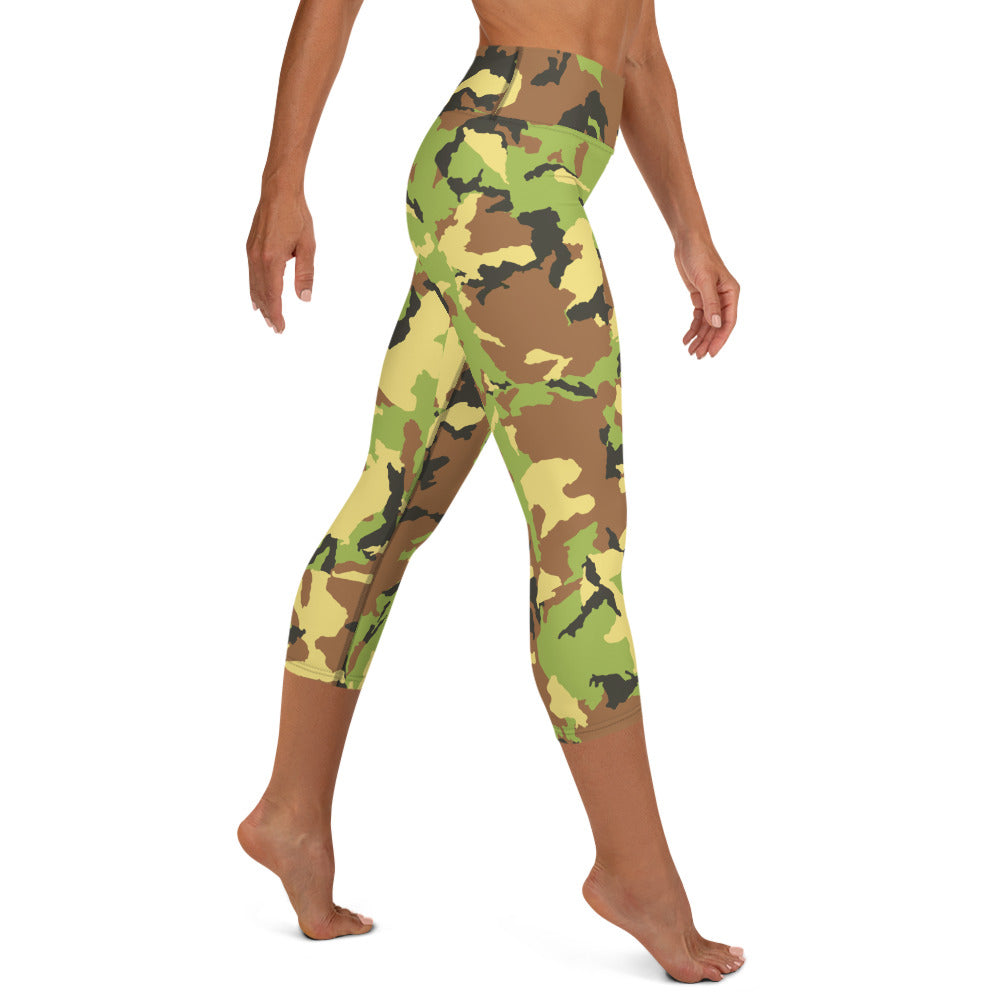 Urban Ranger Camo Yoga Capri Leggings