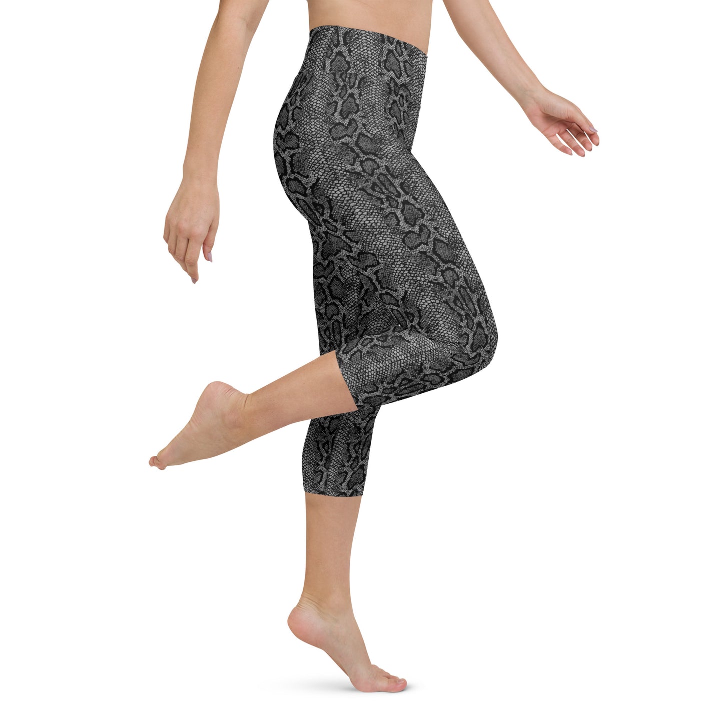 Fierce Fit High-Waisted Yoga Capri Leggings