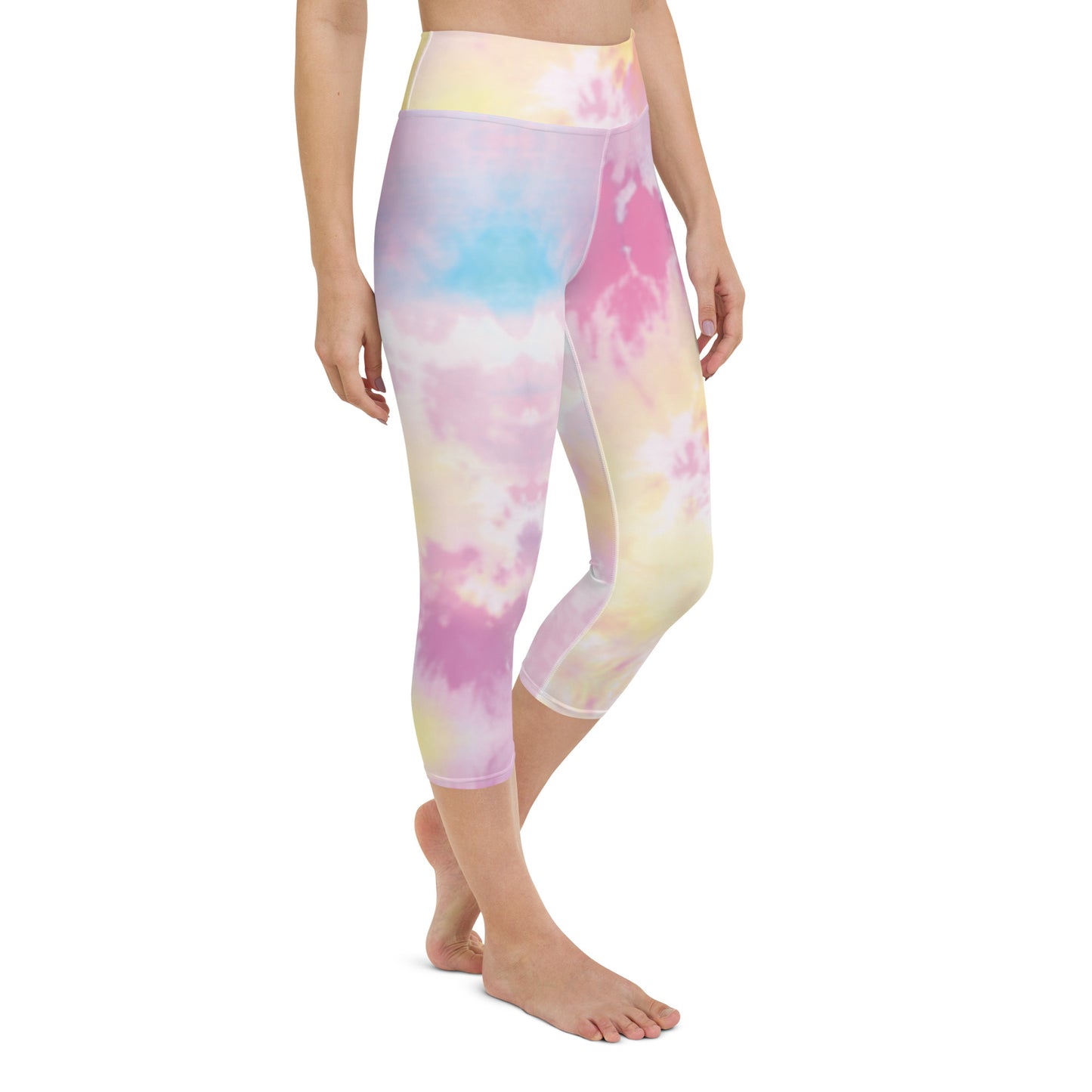 Tie-Dye Dream Yoga Capri Leggings