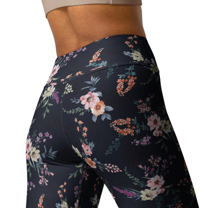 Floral Serenity High-Waisted Yoga Leggings