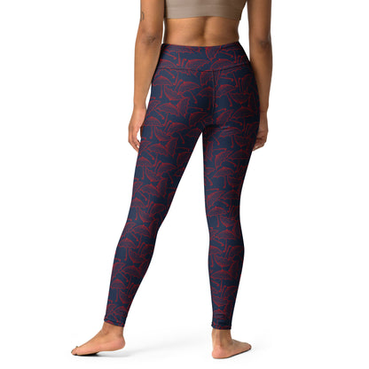 Celestial Canopy Umbrella High-Waisted Yoga Leggings