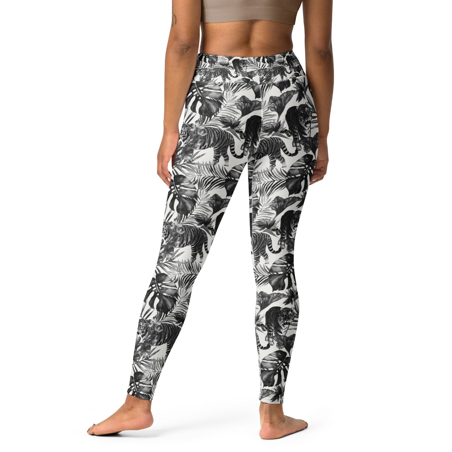 Leafy Escape High-Waisted Yoga Leggings