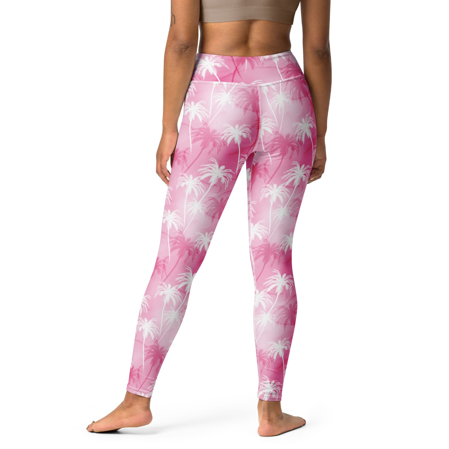 Tropic Blush Pink Harmony High-Waisted Yoga Leggings