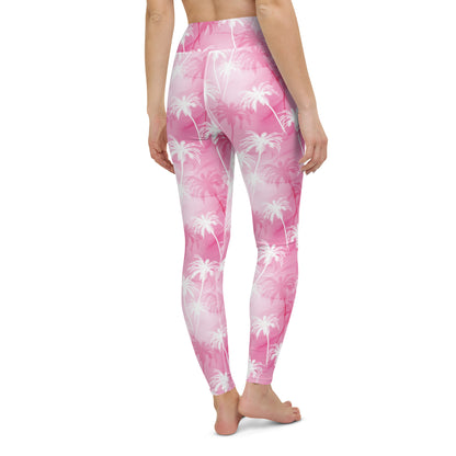 Tropic Blush Pink Harmony High-Waisted Yoga Leggings