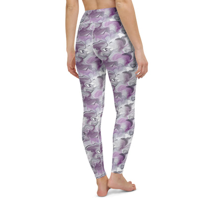 Daydream Purple High-Waisted Yoga Leggings