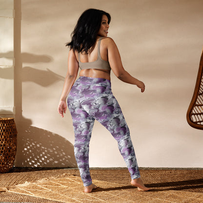 Daydream Purple High-Waisted Yoga Leggings