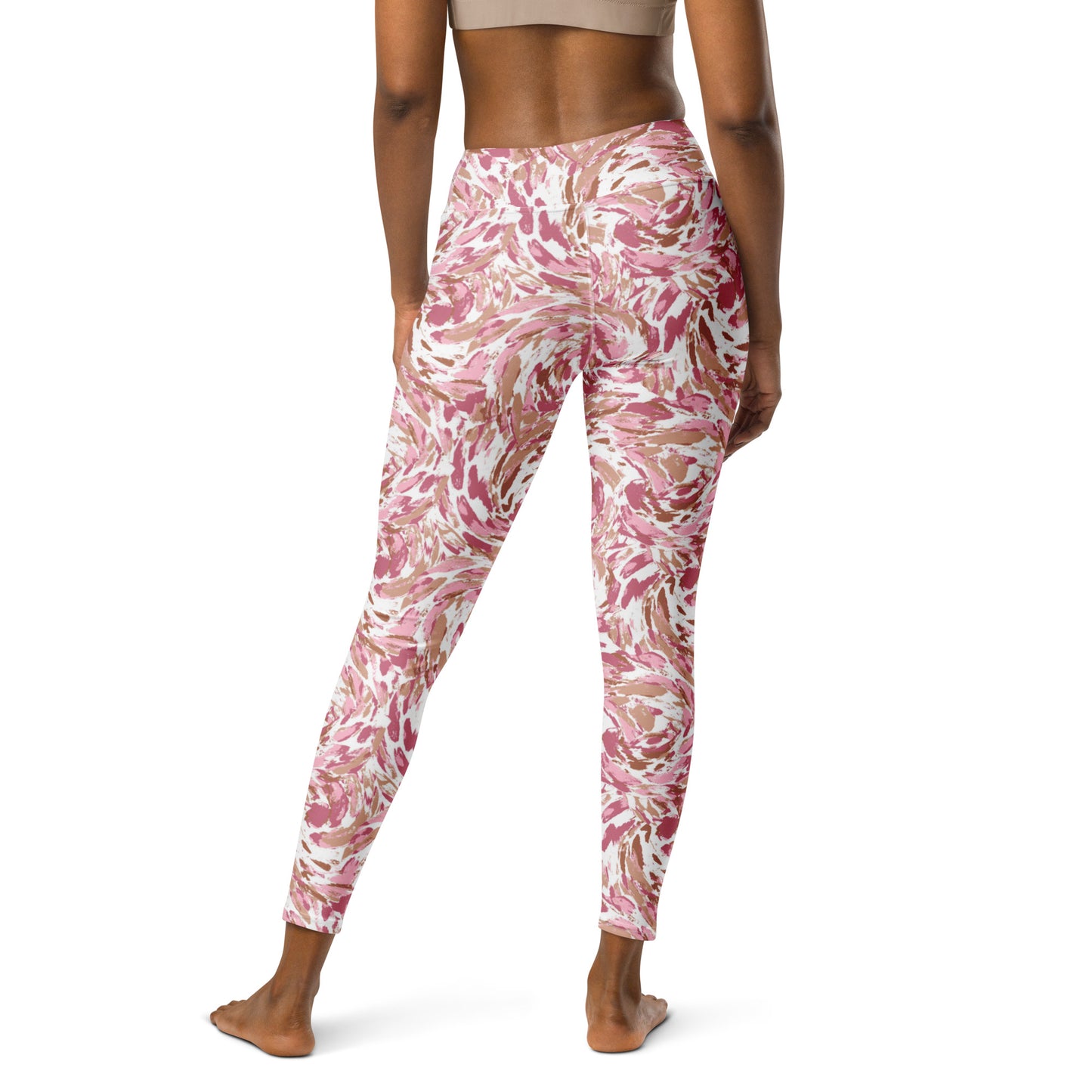 Marble Muse High-Waisted Yoga Leggings