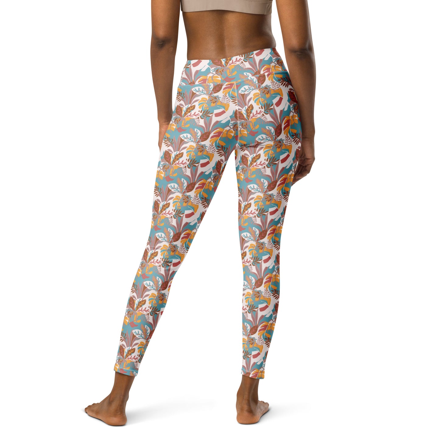 Kaleidoscope Garden High-Waisted Yoga Leggings