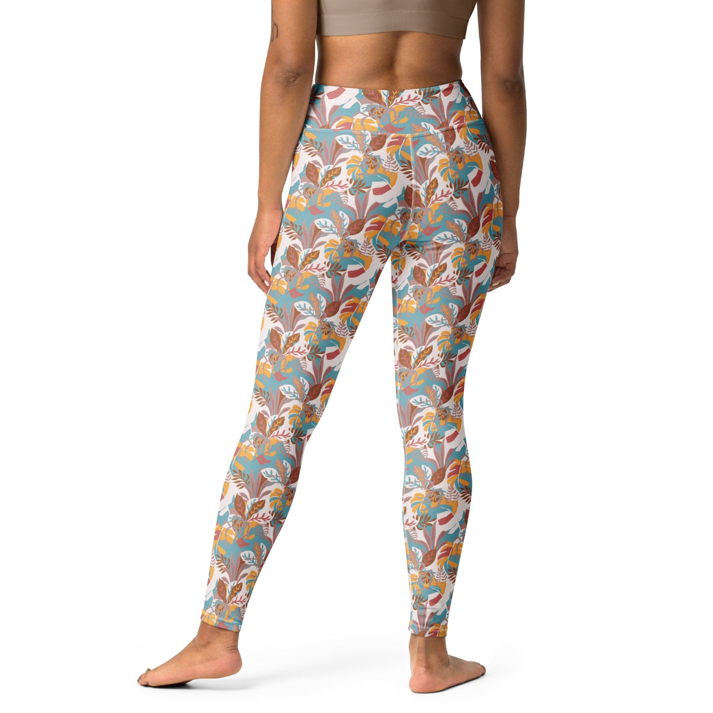 Kaleidoscope Garden High-Waisted Yoga Leggings