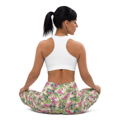 Blossom Canvas High-Waisted Yoga Leggings