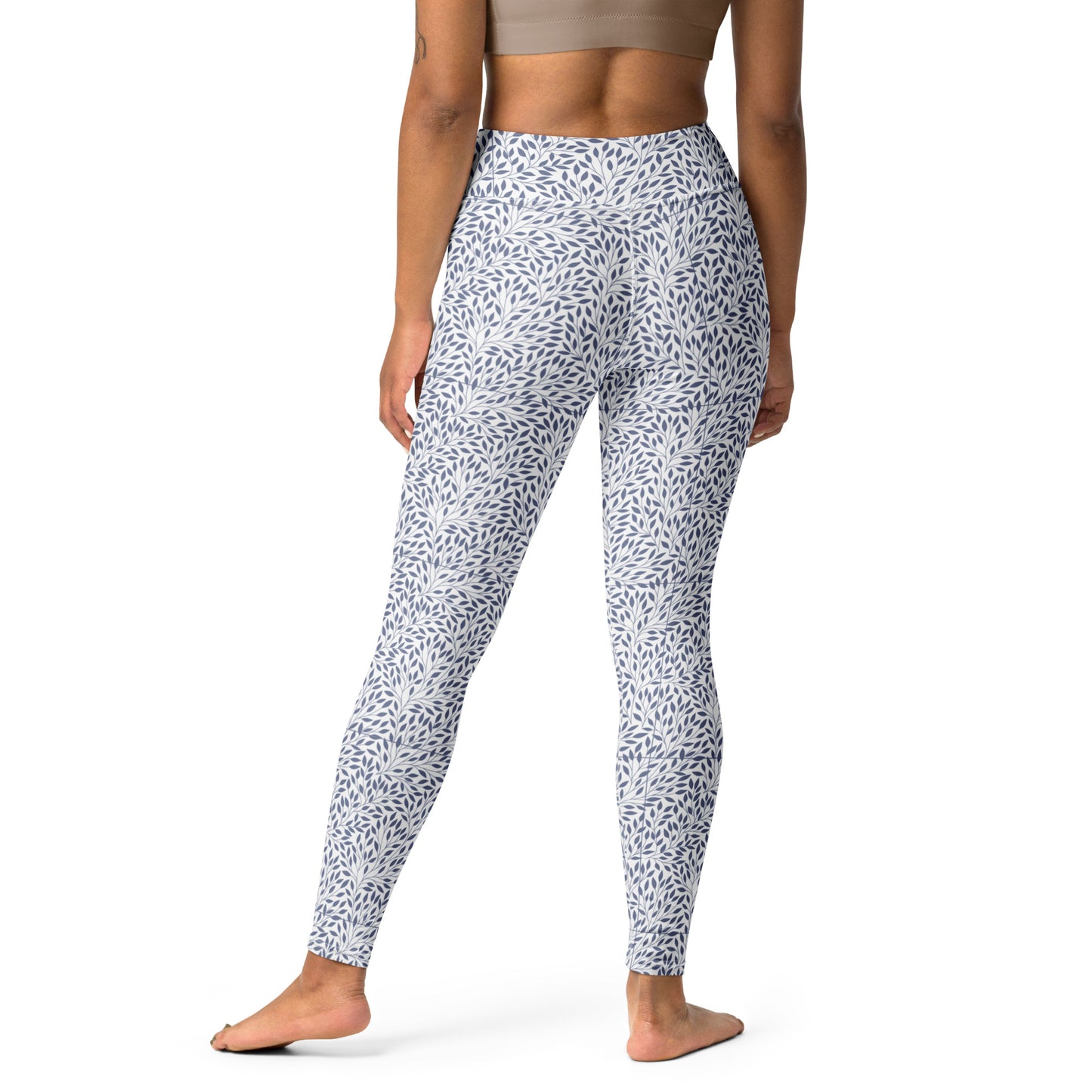 Leafy Serenade High-Waisted Yoga Leggings