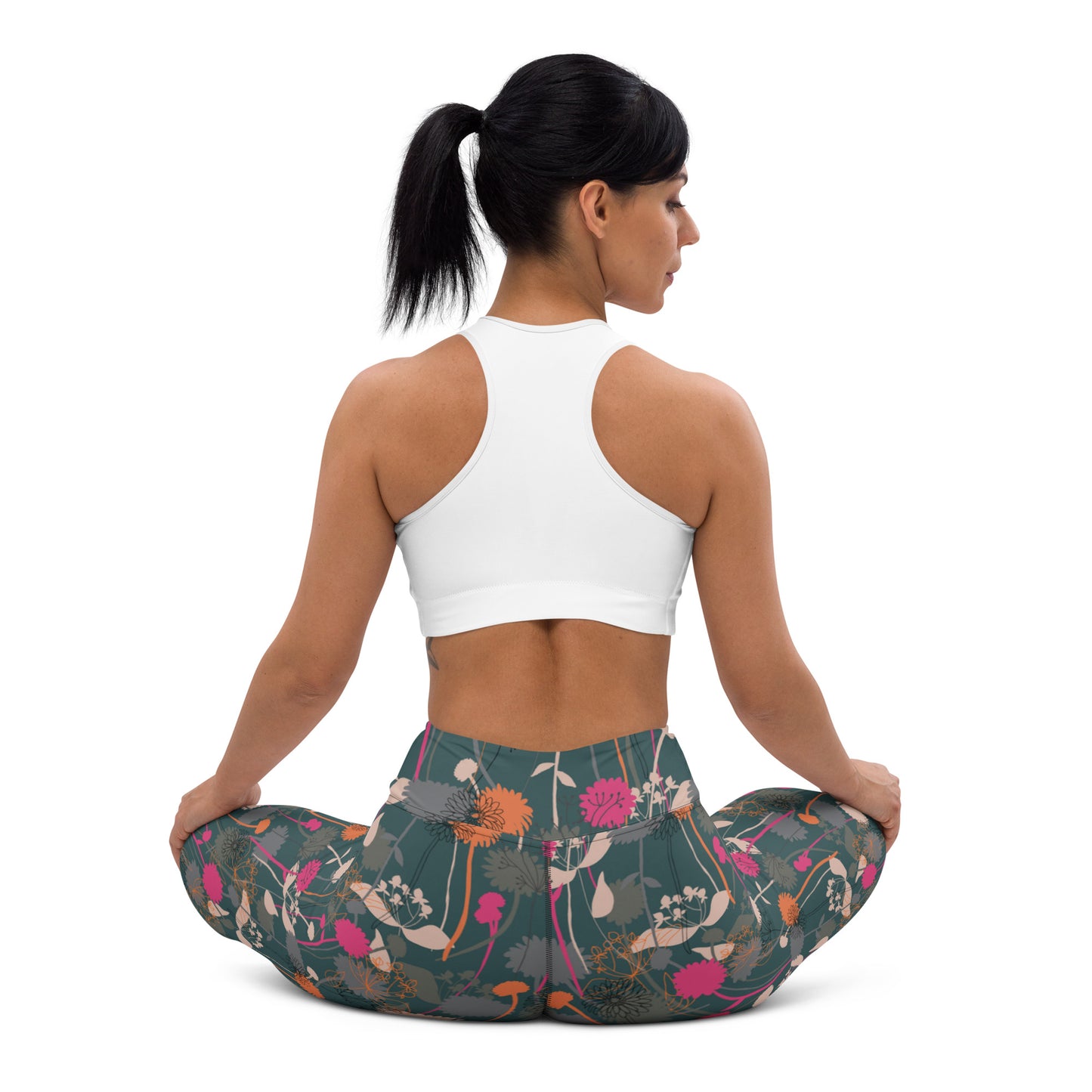 Radiant Floral High-Waisted Yoga Leggings