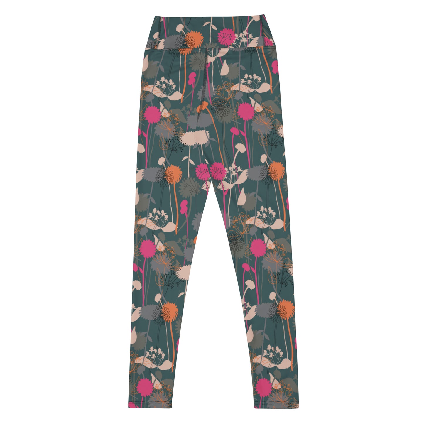 Radiant Floral High-Waisted Yoga Leggings