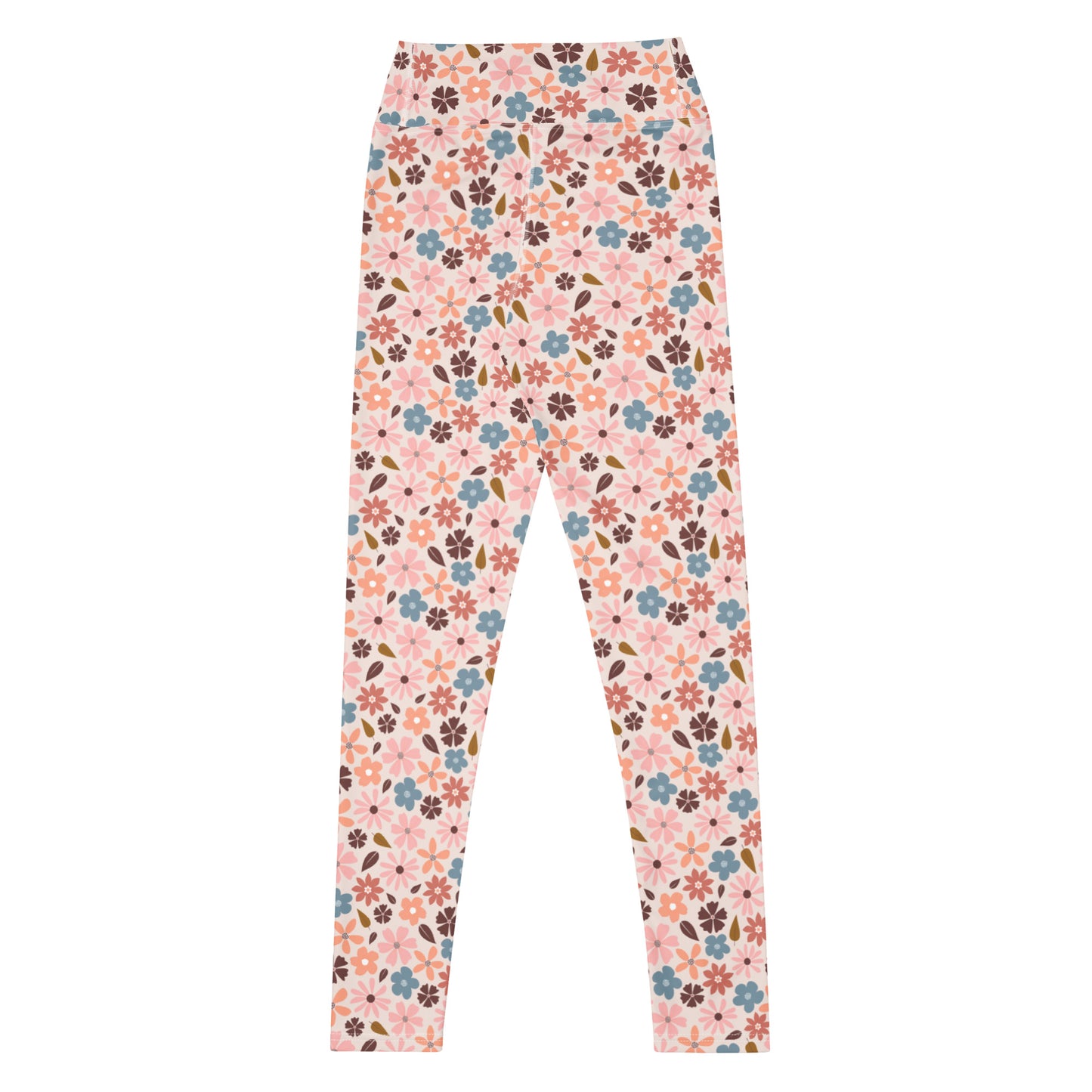 Blooming Garden High-Waisted Yoga Leggings