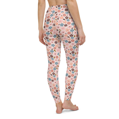 Blooming Garden High-Waisted Yoga Leggings