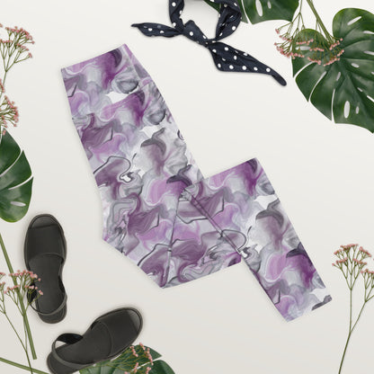 Daydream Purple High-Waisted Yoga Leggings