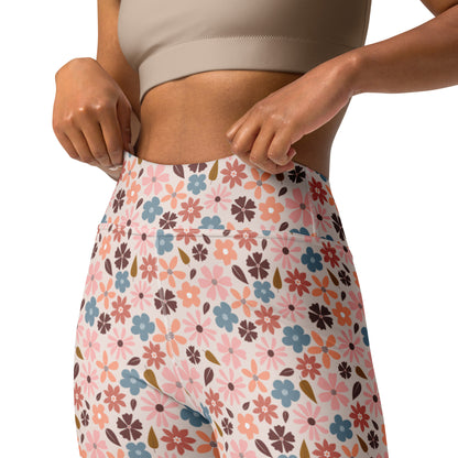 Blooming Garden High-Waisted Yoga Leggings