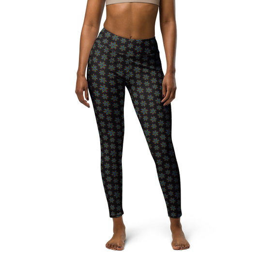 Botanical Eclipse High-Waisted Yoga Leggings