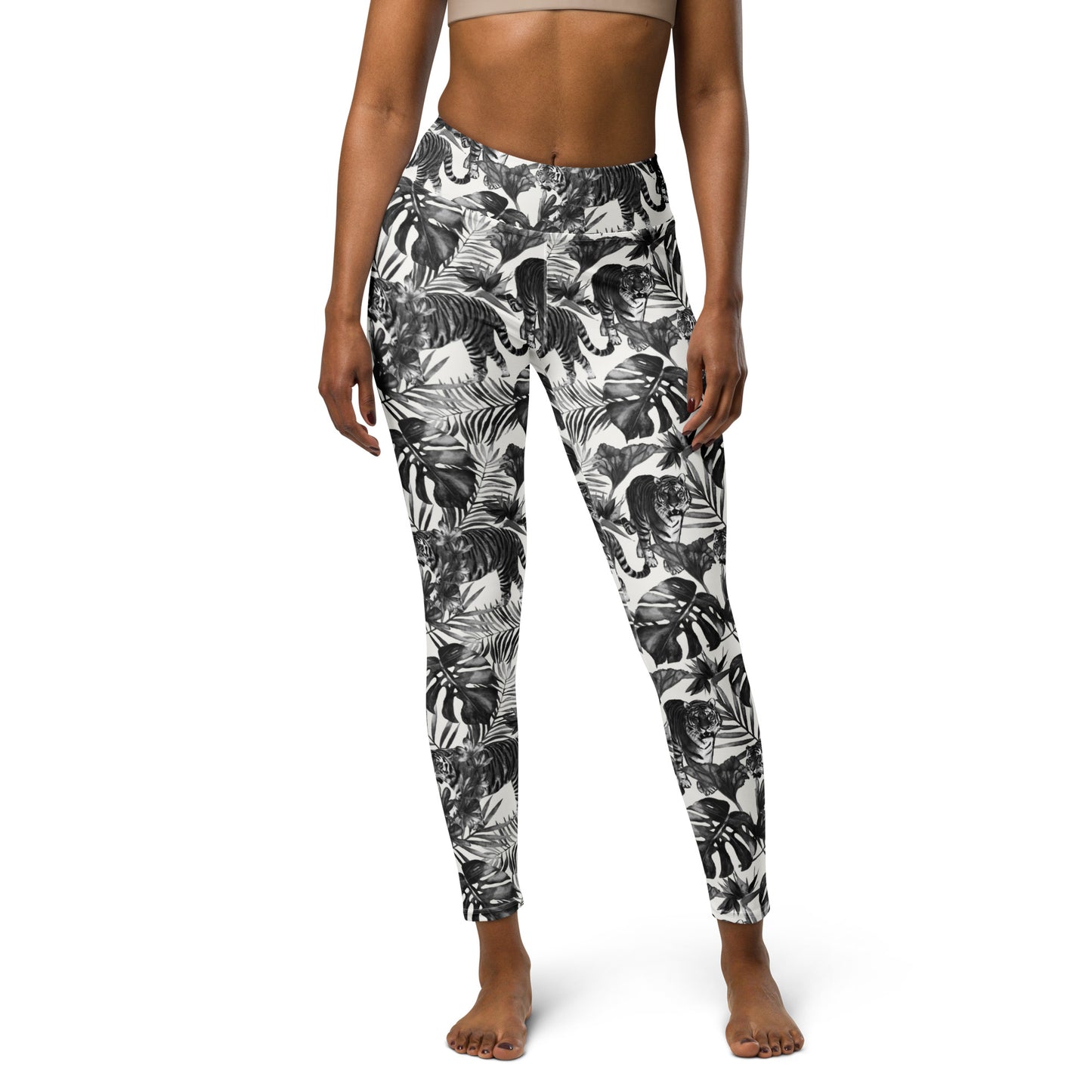 Leafy Escape High-Waisted Yoga Leggings