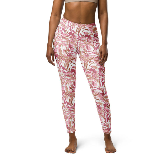 Marble Muse High-Waisted Yoga Leggings