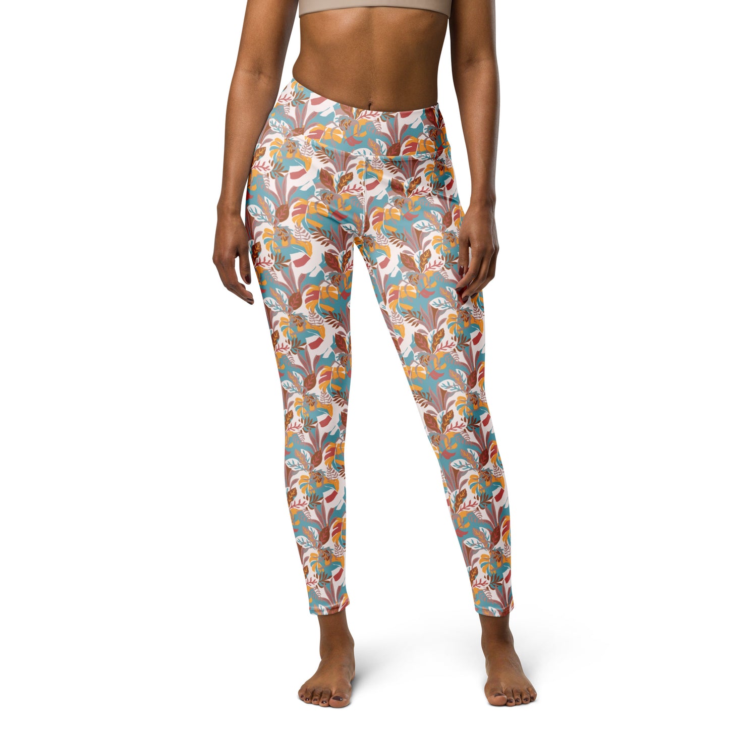 Kaleidoscope Garden High-Waisted Yoga Leggings