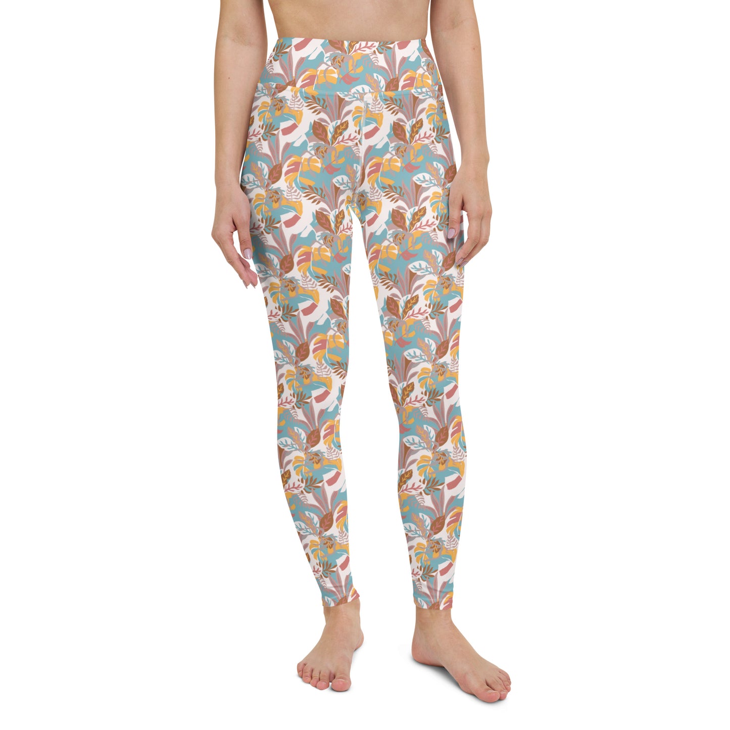 Kaleidoscope Garden High-Waisted Yoga Leggings