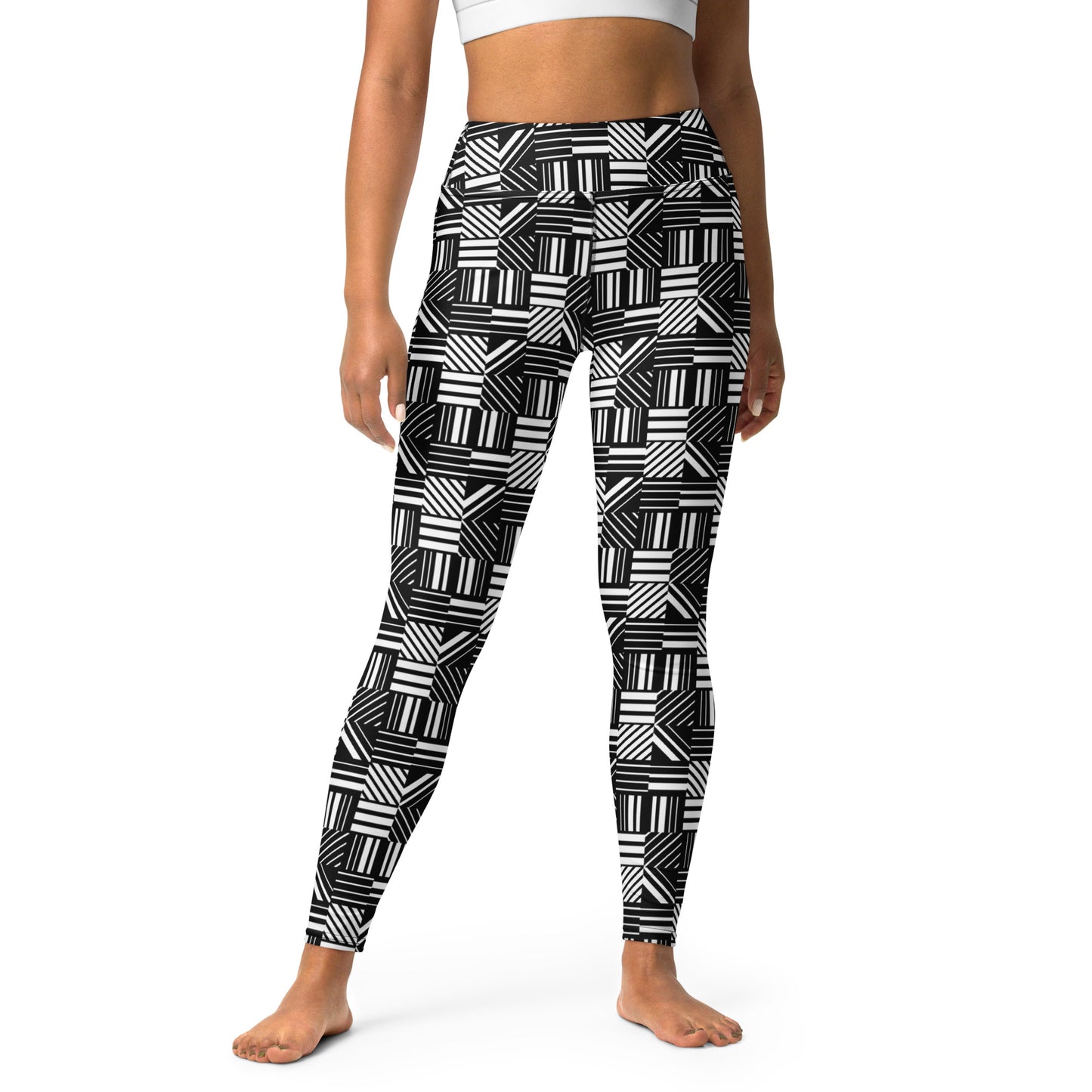 Zenith Zigzag High-Waisted Yoga Leggings