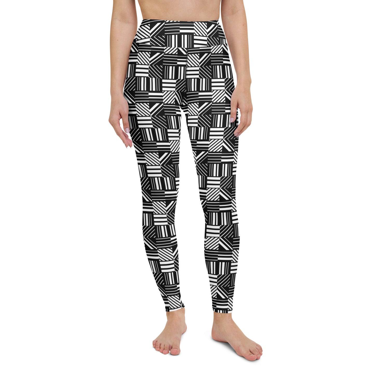 Zenith Zigzag High-Waisted Yoga Leggings