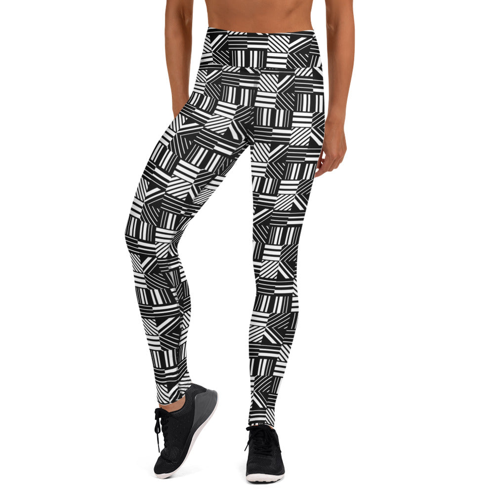 Zenith Zigzag High-Waisted Yoga Leggings