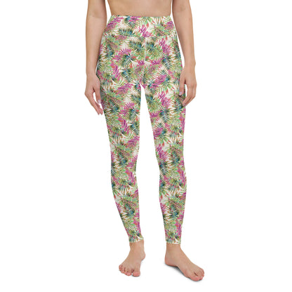 Blossom Canvas High-Waisted Yoga Leggings