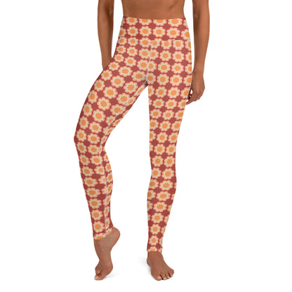 Garden Glow High-Waisted Yoga Leggings