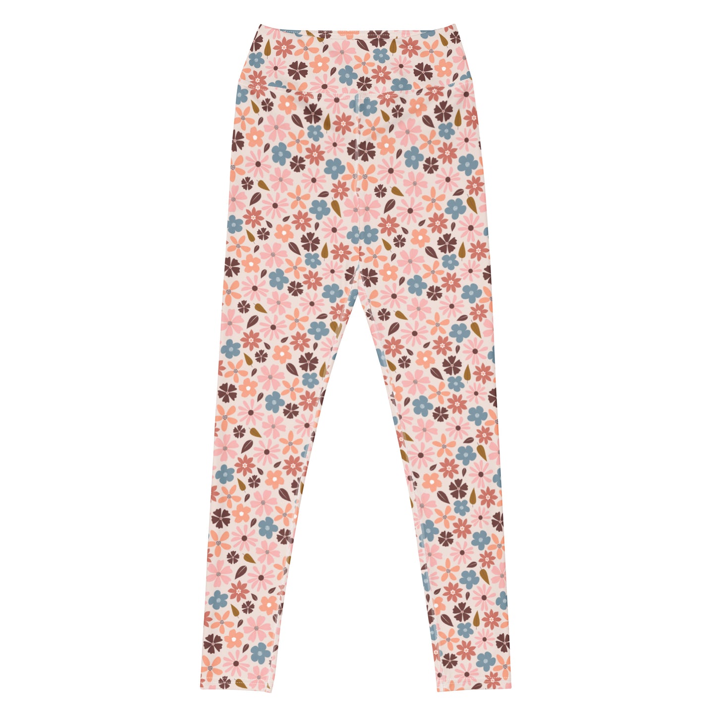 Blooming Garden High-Waisted Yoga Leggings