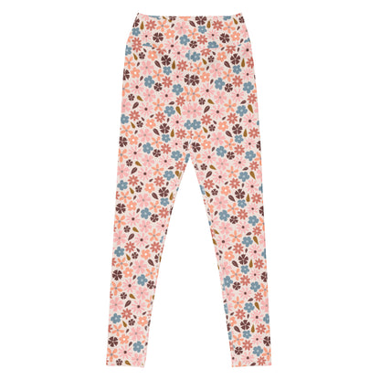 Blooming Garden High-Waisted Yoga Leggings