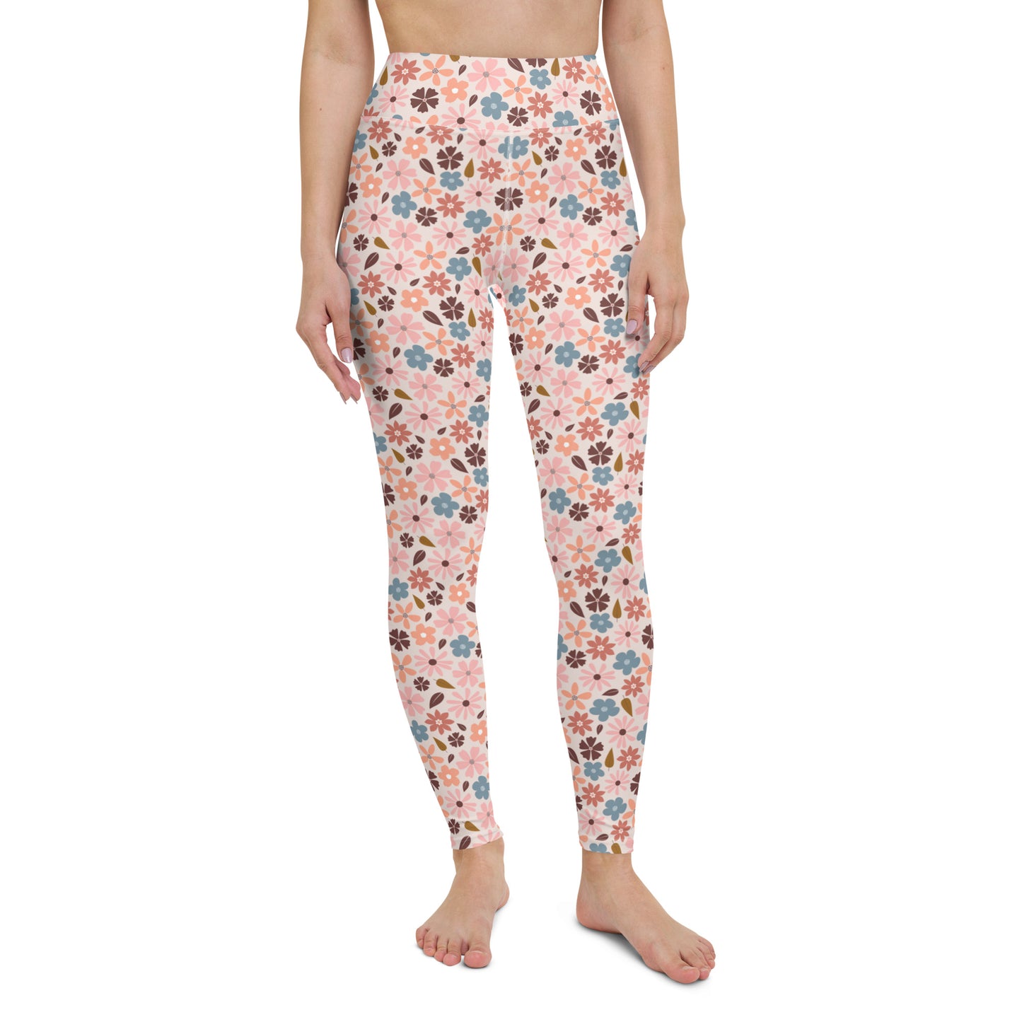 Blooming Garden High-Waisted Yoga Leggings