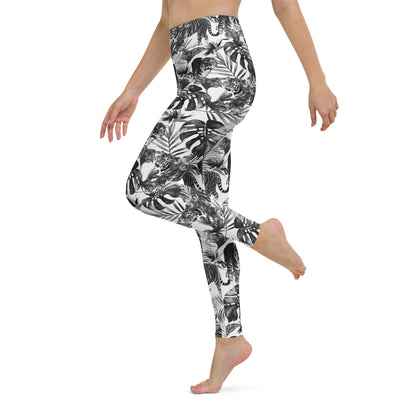 Leafy Escape High-Waisted Yoga Leggings